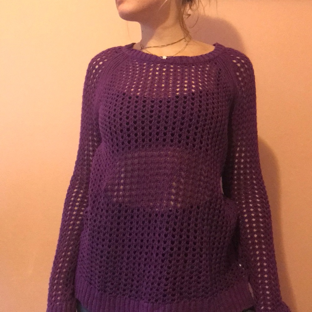 Purple sweater worn once